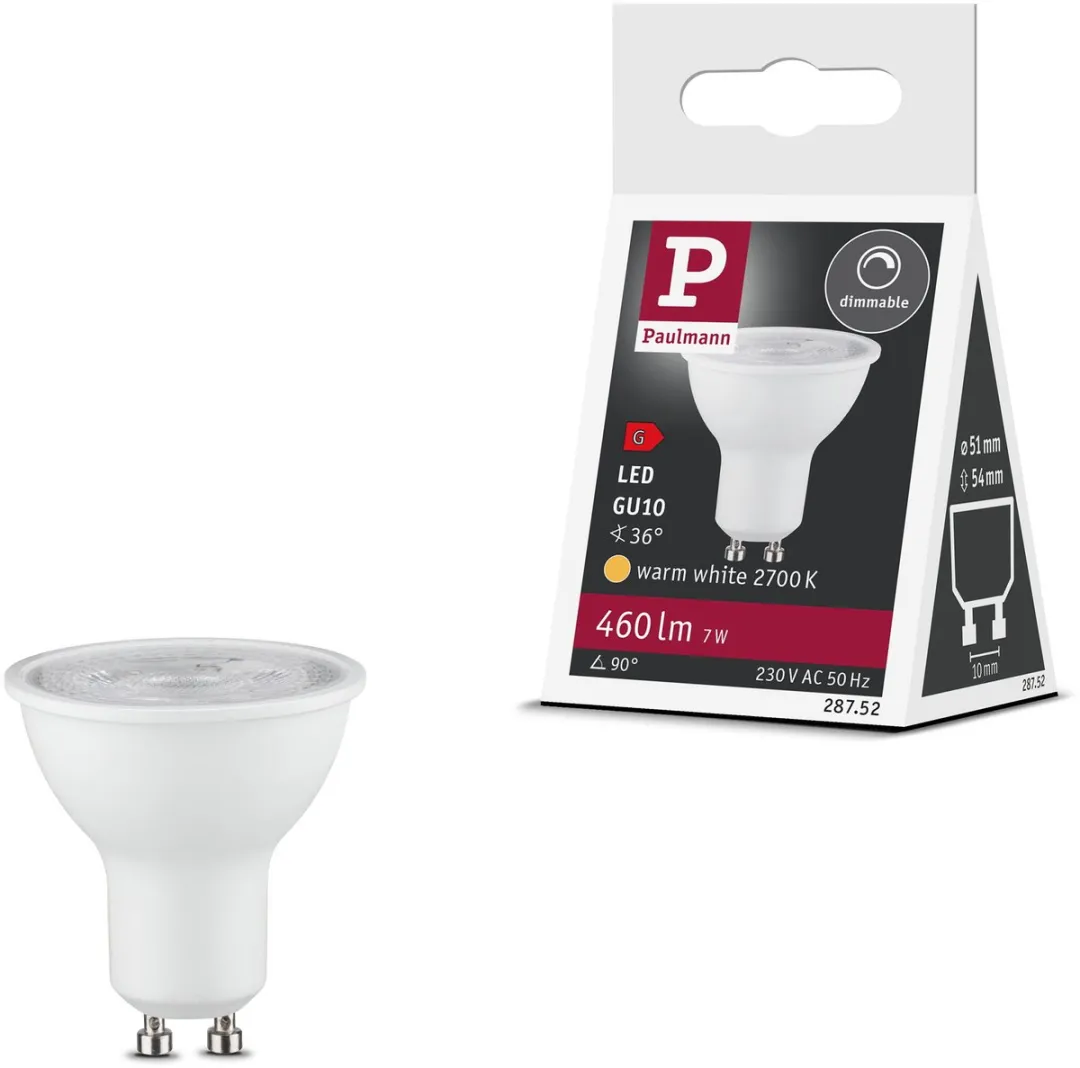 Paulmann Standaard LED Spot GU10 7W 460lm