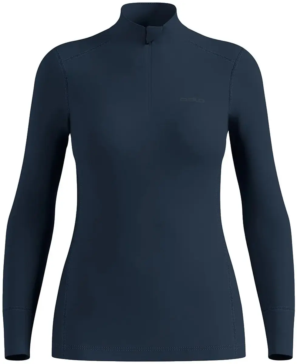 Odlo Merino 260 Dames Functioneel Overhemd - Lange Mouwen - Blauw - XL - afbeelding 3 van 4