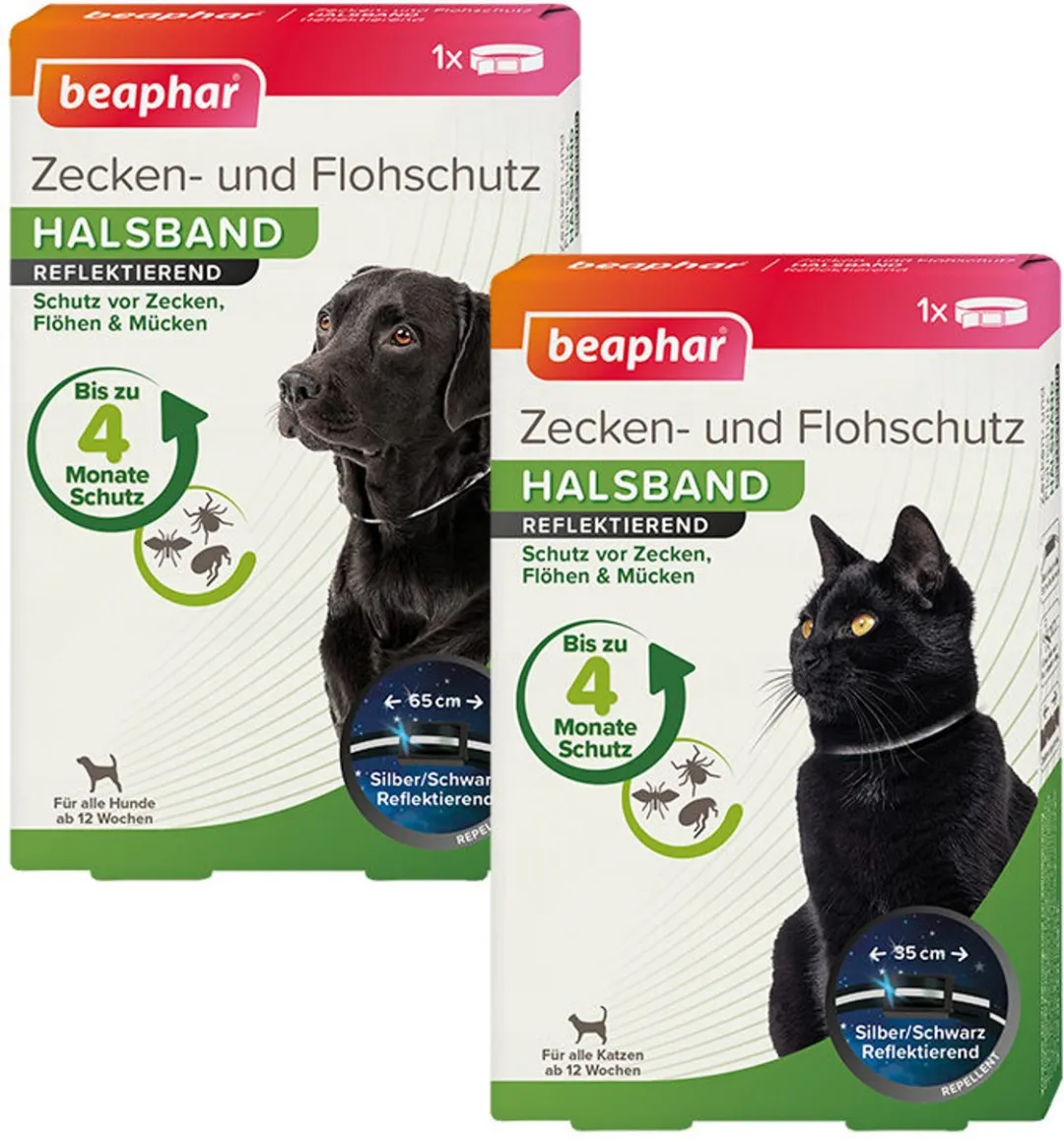 Beaphar Vlooienband Reflecterend Kat 35cm