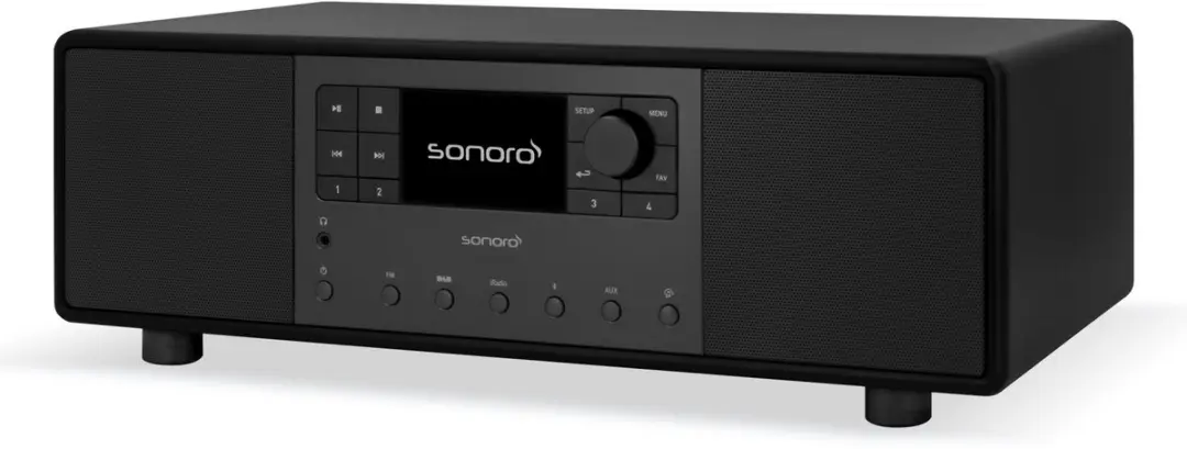 Sonoro Primus SO-3410-100-BB Internetradio - Zwart - afbeelding 2 van 6