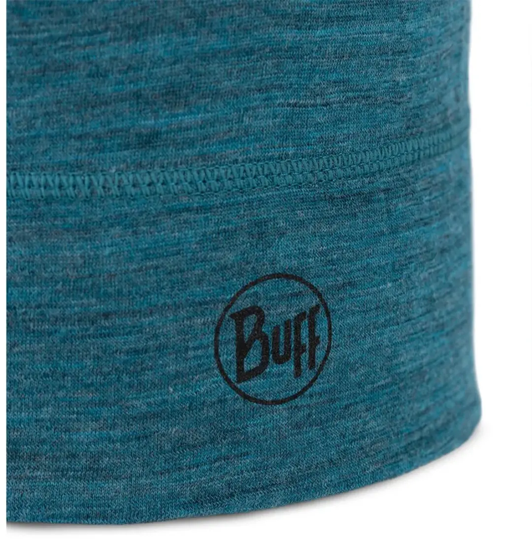 Buff Merino Lightweight Muts - Solid Teal - afbeelding 2 van 4