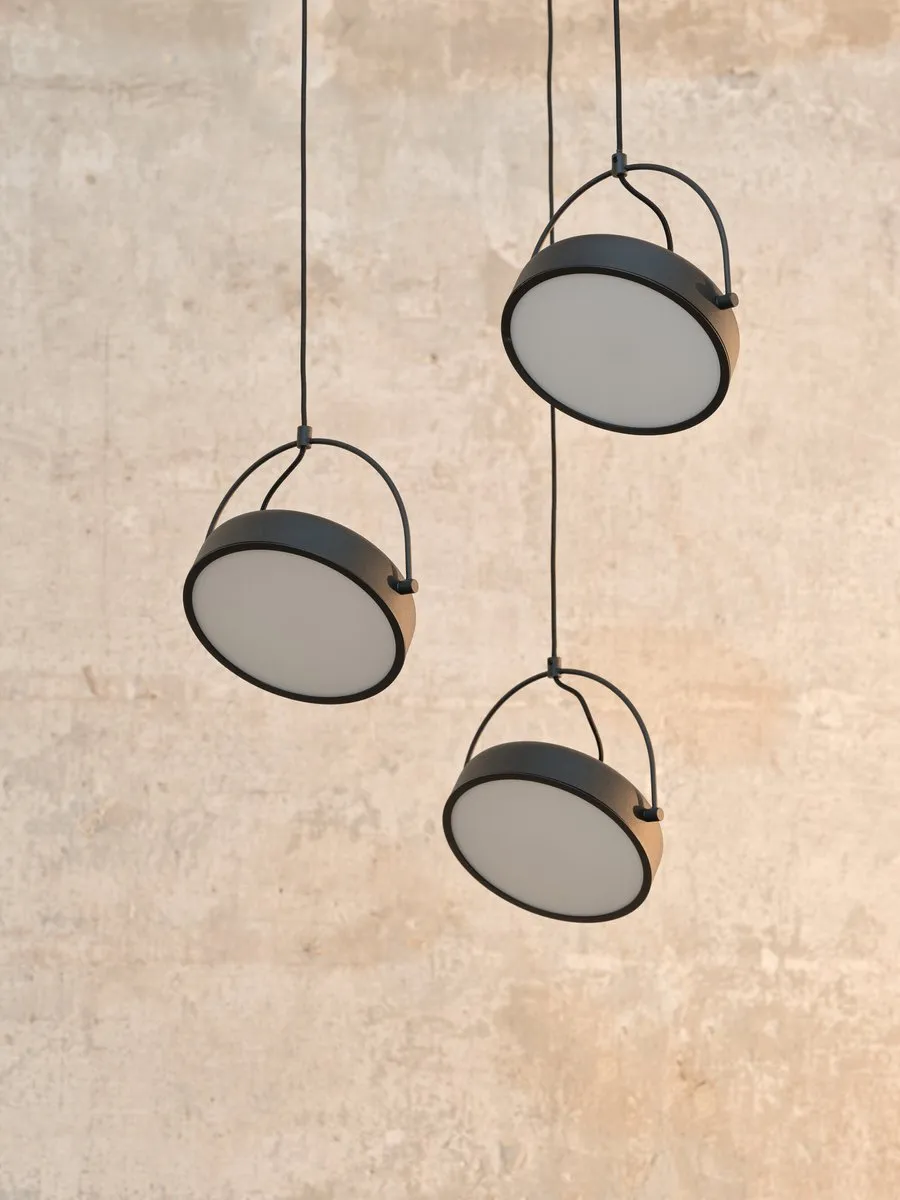 Osram Decor Puck 3XPendant LED Hanglamp 36W - 1250lm - Zwart