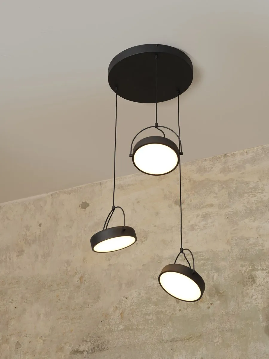 Osram Decor Puck 3XPendant LED Hanglamp 36W - 1250lm - Zwart
