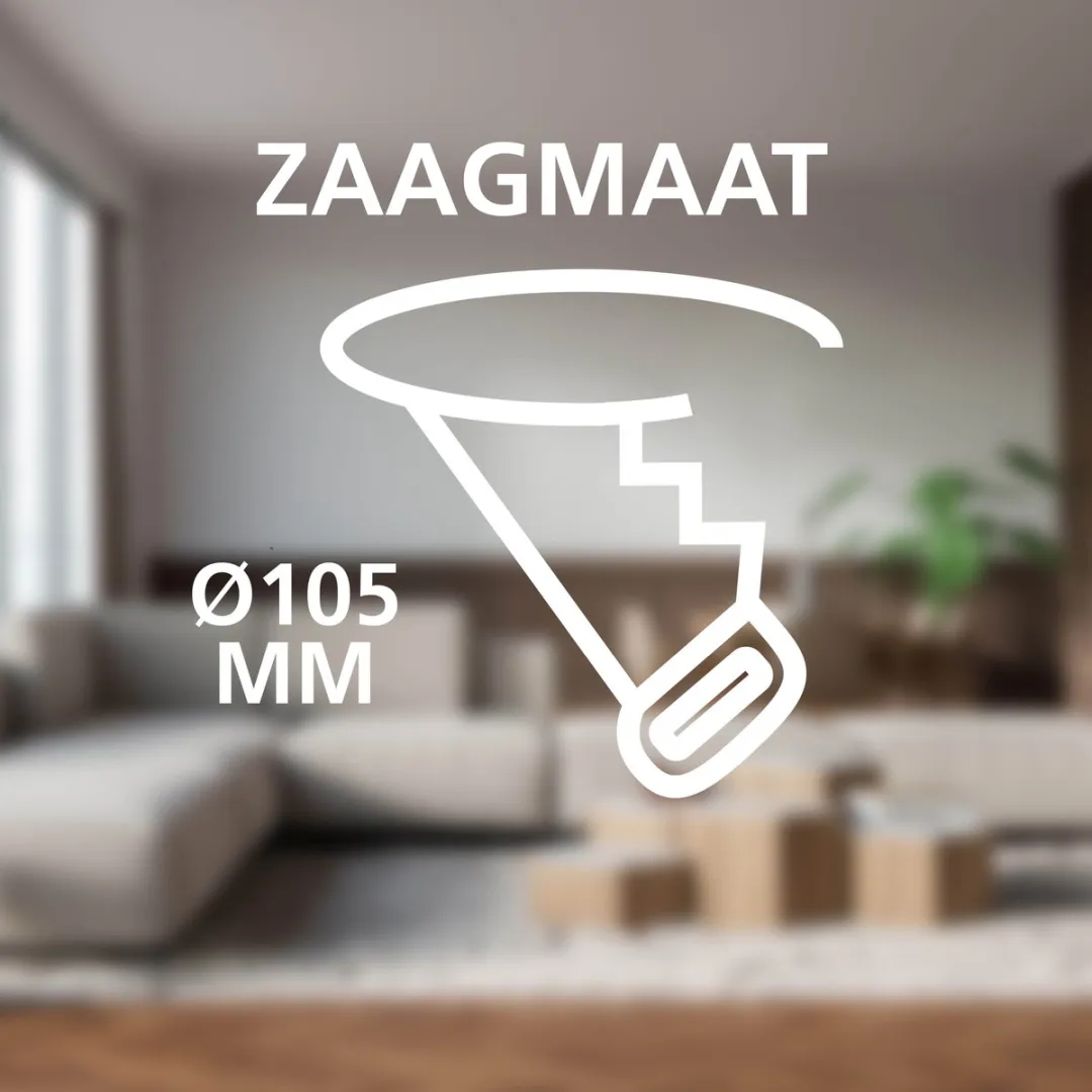 EGLO connect.z Fueva 6-Z Smart Inbouwspot - Badkamer/Buiten - LED - Ø 12 cm - Grijs - Instelbaar RGB & wit licht - Dimbaar - Zigbee