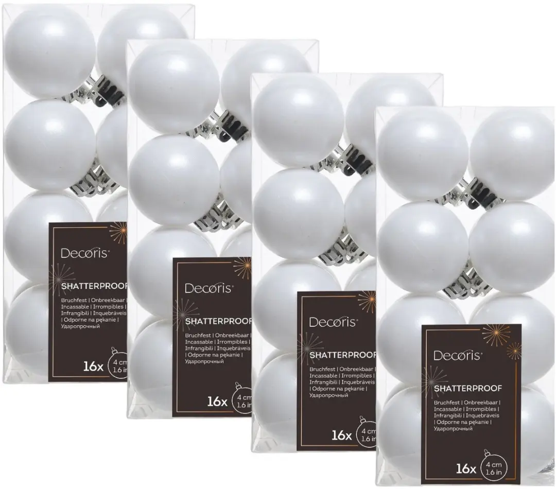 Decoris kleine kerstballen