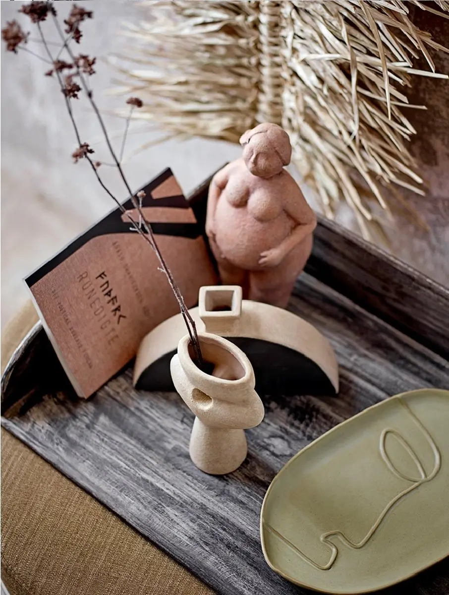 Bloomingville Sidsel Beeld 25cm - Terracotta Bruin - afbeelding 5 van 6