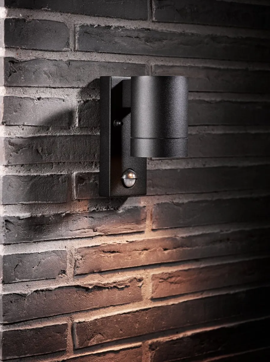 Nordlux Tin Sensor Wandlamp GU10 - 2 Lichtpunten - Zwart