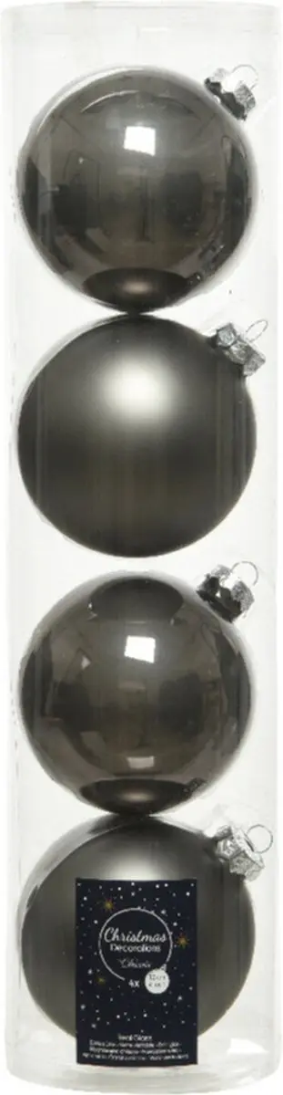 Decoris kerstballen 4x st