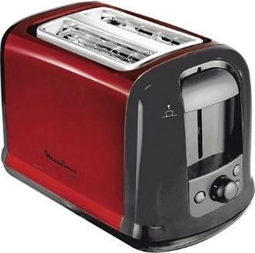 Moulinex LT261D Broodrooster 2 Sneden - 850W - Zwart/Rood