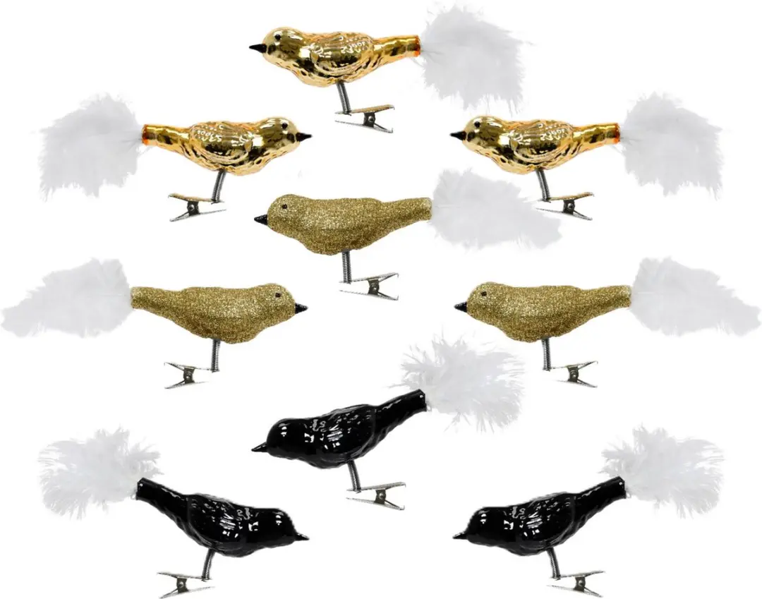 Decoris Kerst vogeltjes