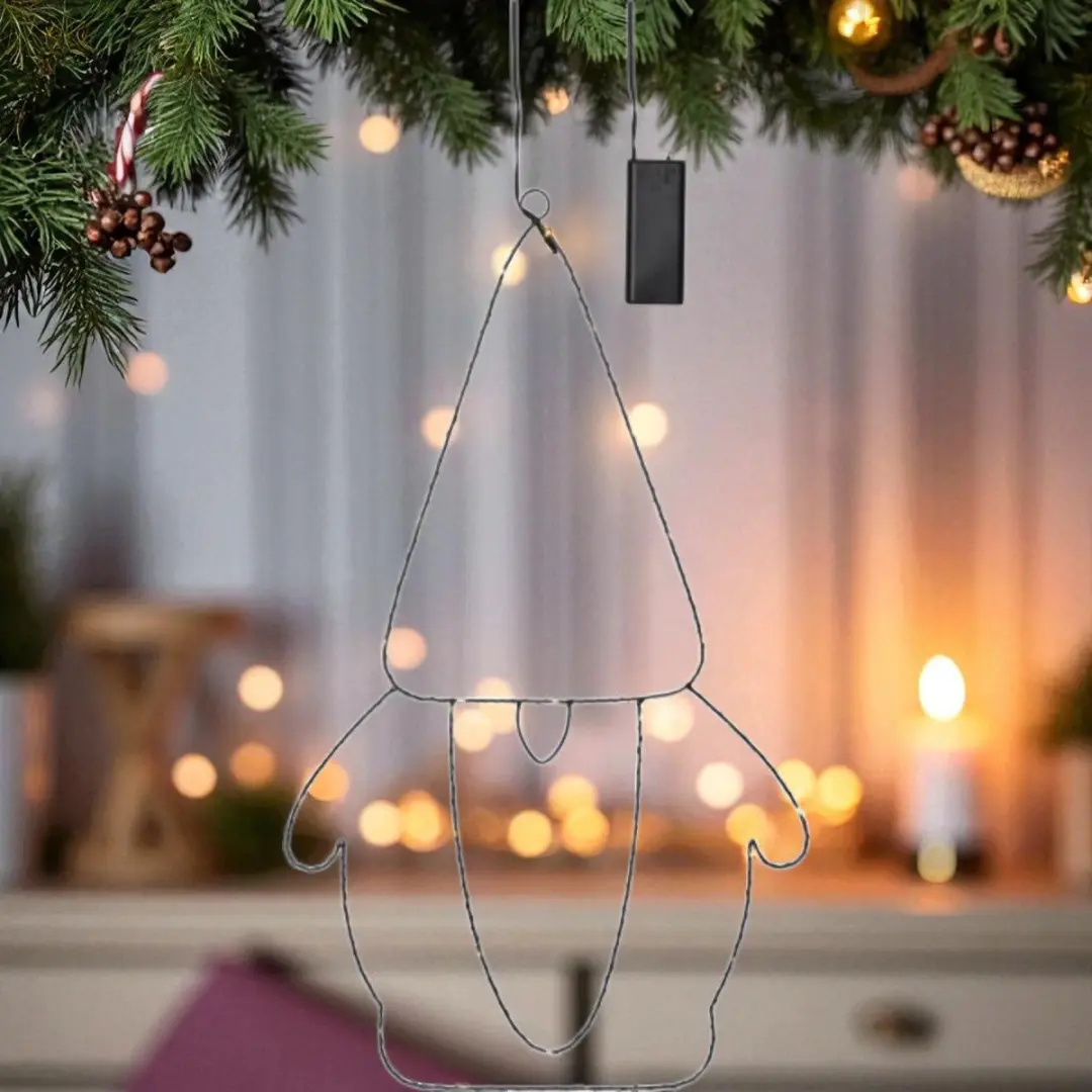 Silhouette Kerstman