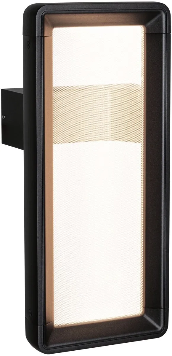 Paulmann Reana LED Wandarmatuur Buiten - Antraciet - 2x3W 3000K
