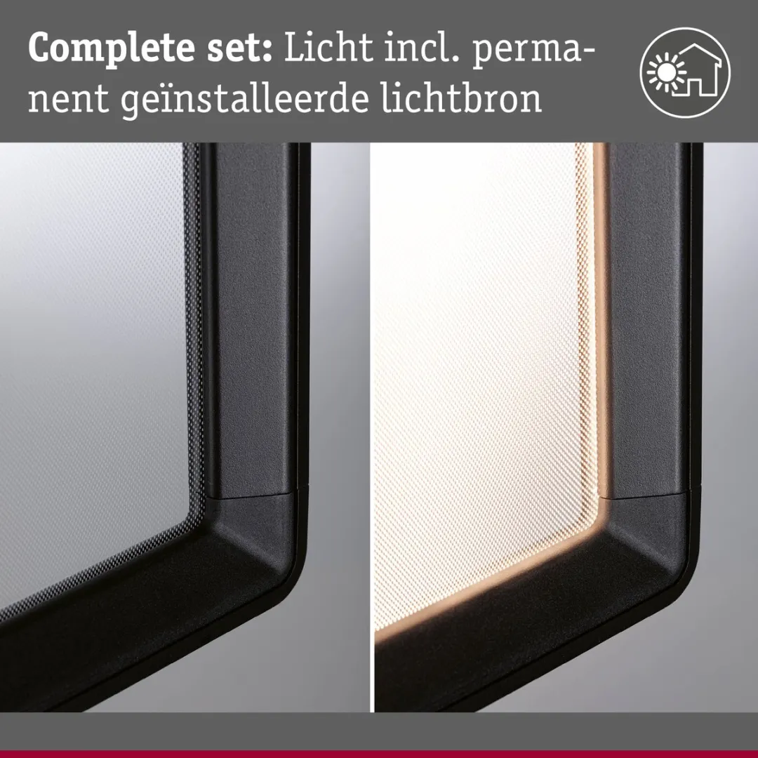 Paulmann Reana LED Wandarmatuur Buiten - Antraciet - 2x3W 3000K - afbeelding 6 van 6