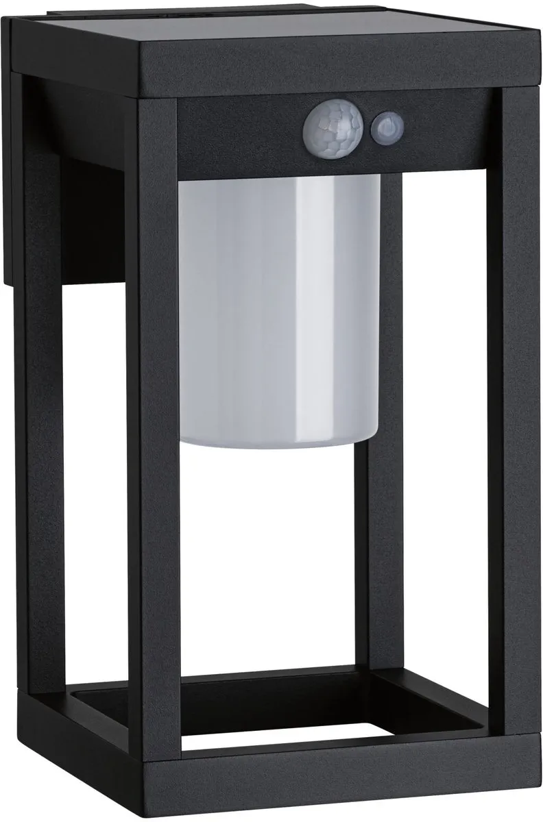 Paulmann Marisol Solar LED Wandarmatuur Bewegingsmelder 350lm - Zwart