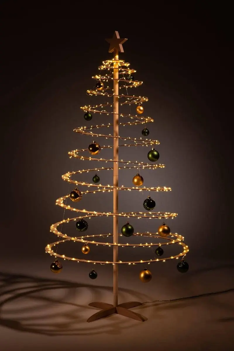 Kerstballen Goudkleurig Kunststof 6cm - 12 stuks - afbeelding 4 van 6