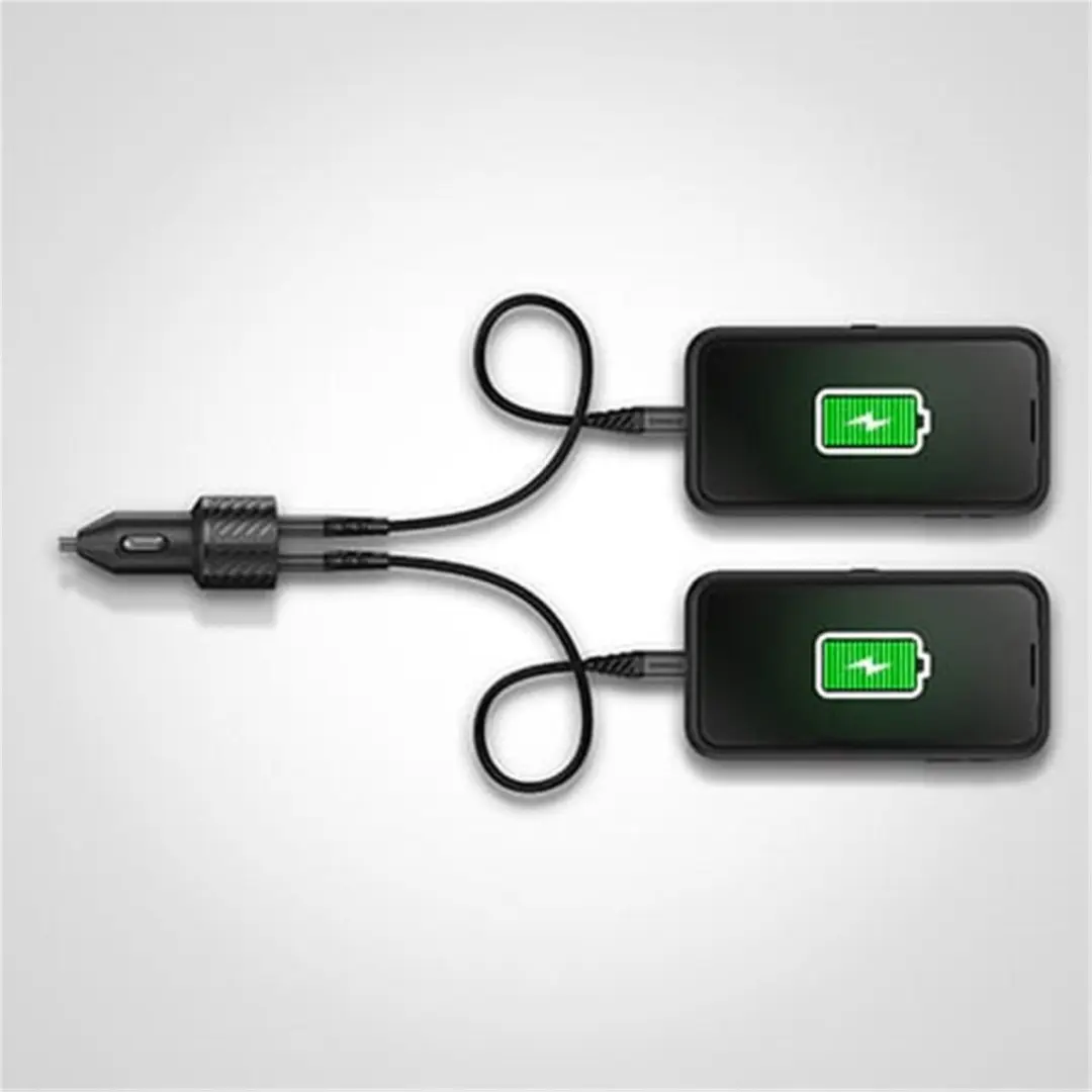 OtterBox 78-52701 Dubbele USB Autolader 24W - Wit - afbeelding 5 van 6