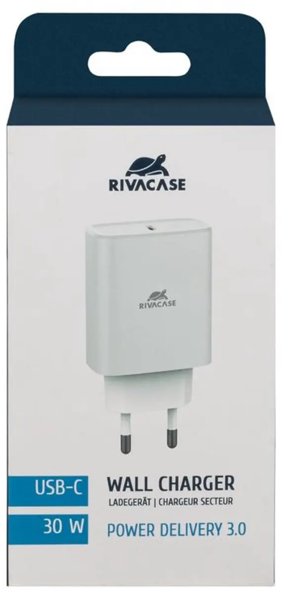 RivaCase PS4193 Wandlader USB-C 30W - Wit - afbeelding 5 van 6