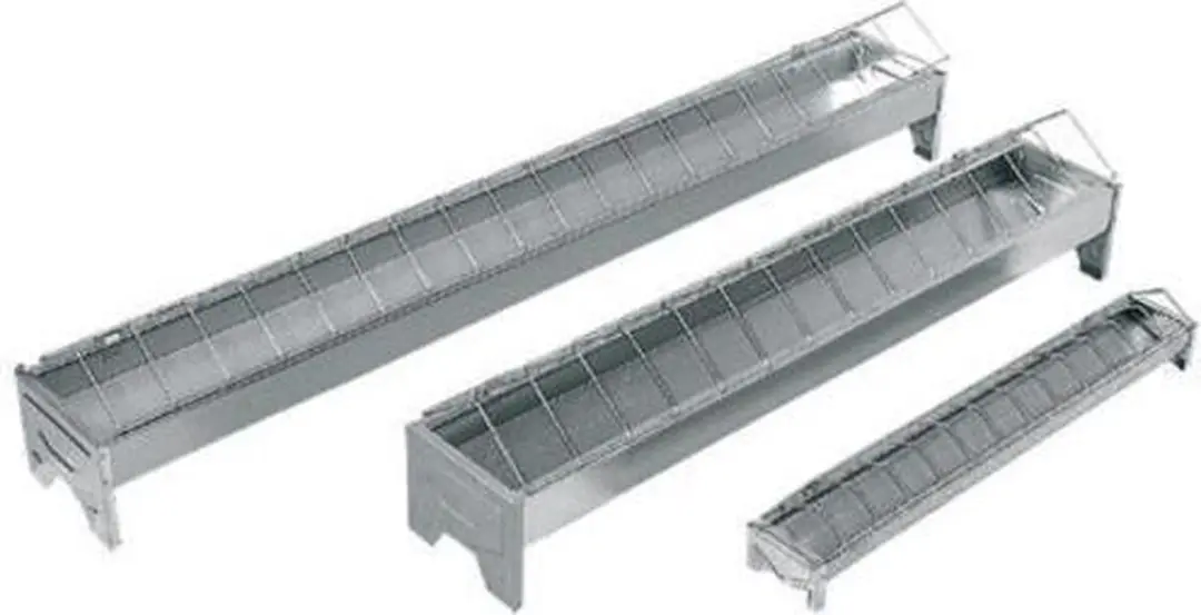Kerbl 71301 Voederbak Gegalvaniseerd 50cm - Zilver - afbeelding 5 van 5