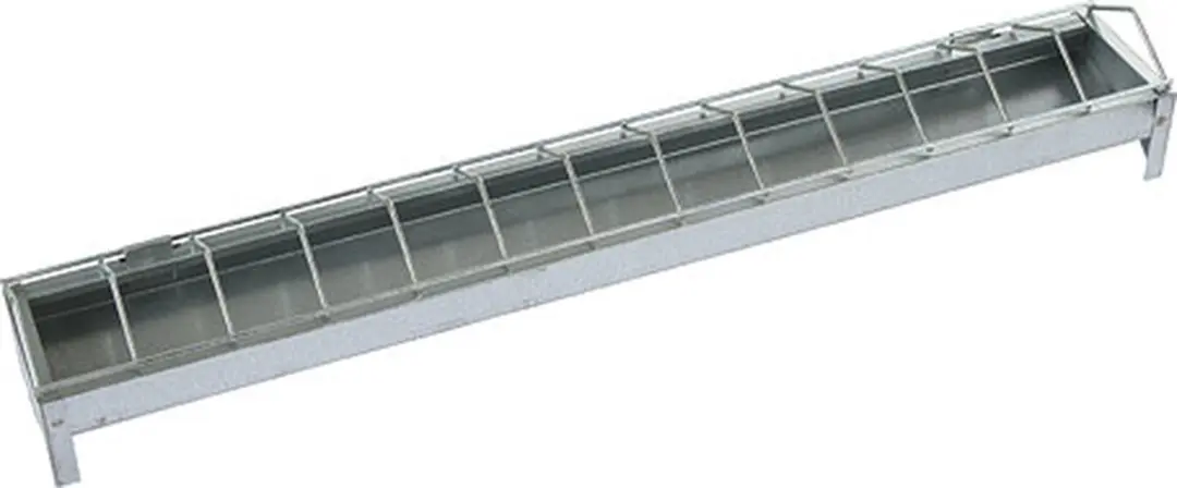 Kerbl 71301 Voederbak Gegalvaniseerd 50cm - Zilver - afbeelding 4 van 5