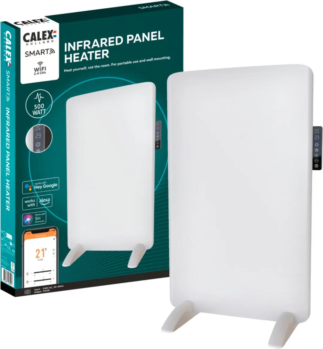 Calex Smart Elektrische Infrarood Paneelverwarming