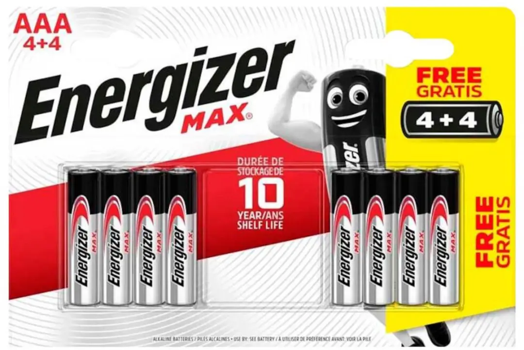 Energizer Max AAA LR03 Alkaline Batterijen - 8 Stuks - afbeelding 2 van 4