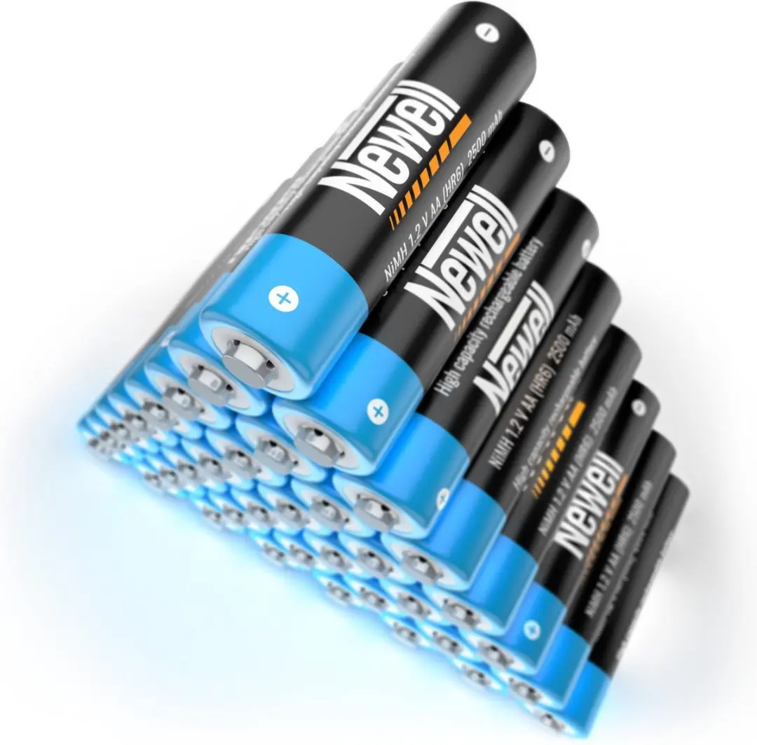 Newell Oplaadbare AA Batterijen 2500mAh 4-Pak - afbeelding 6 van 6