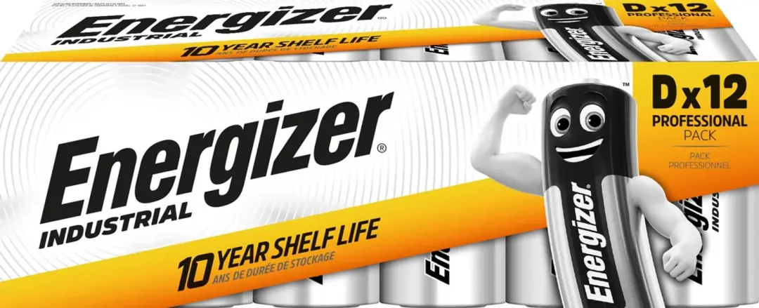 Energizer Industrial LR20 D Batterijen - 12 stuks - afbeelding 3 van 6
