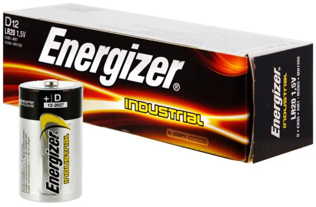 Energizer Industrial LR20 D Batterijen - 12 stuks - afbeelding 5 van 6