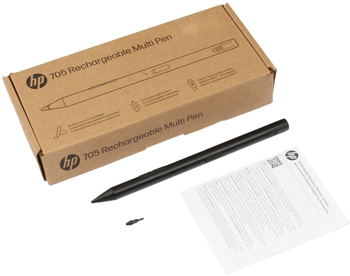 HP 705 Rechargeable Multi Pen 93Z28AA#ABB - Zwart - afbeelding 8 van 9