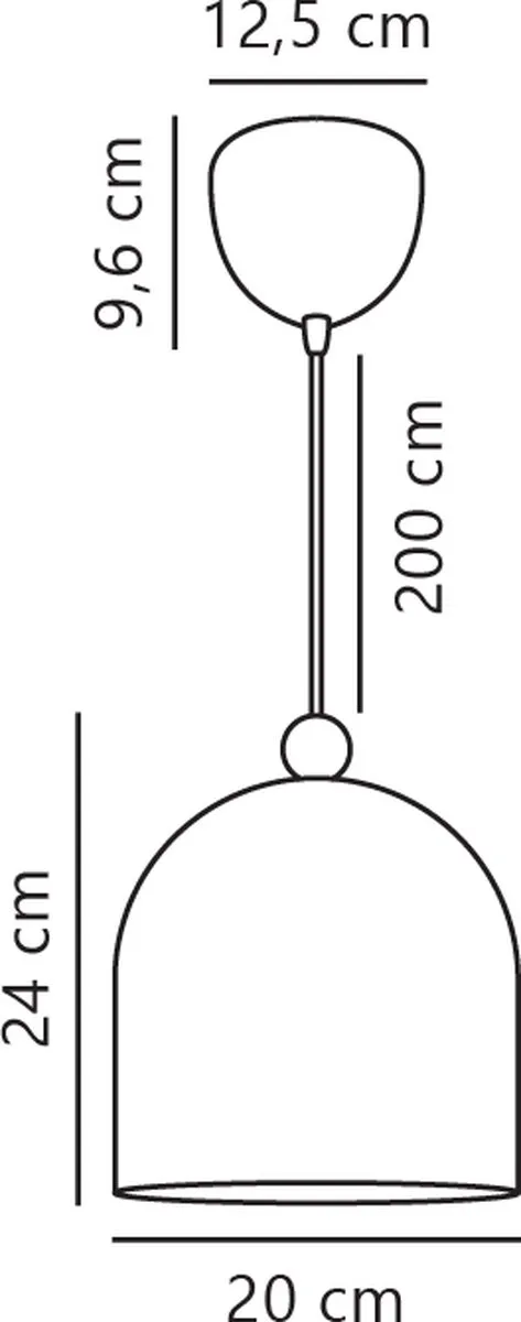 Nordlux Gaston Hanglamp E27 - Pastel Roze