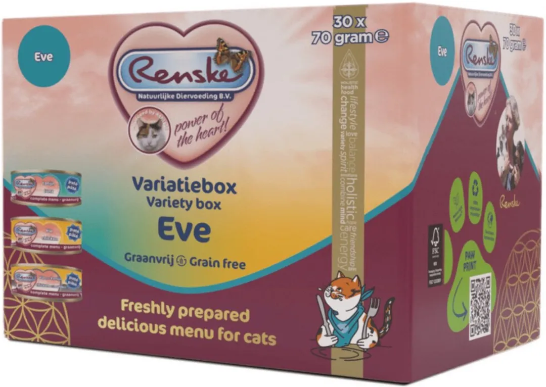 Renske Vers Kat Variatiebox Eve 30x70g
