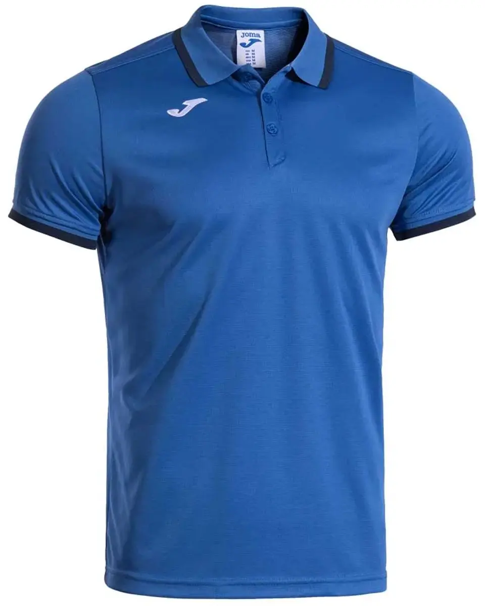Joma Combi Premium Poloshirt Korte Mouw - Royal/Navy - afbeelding 3 van 4