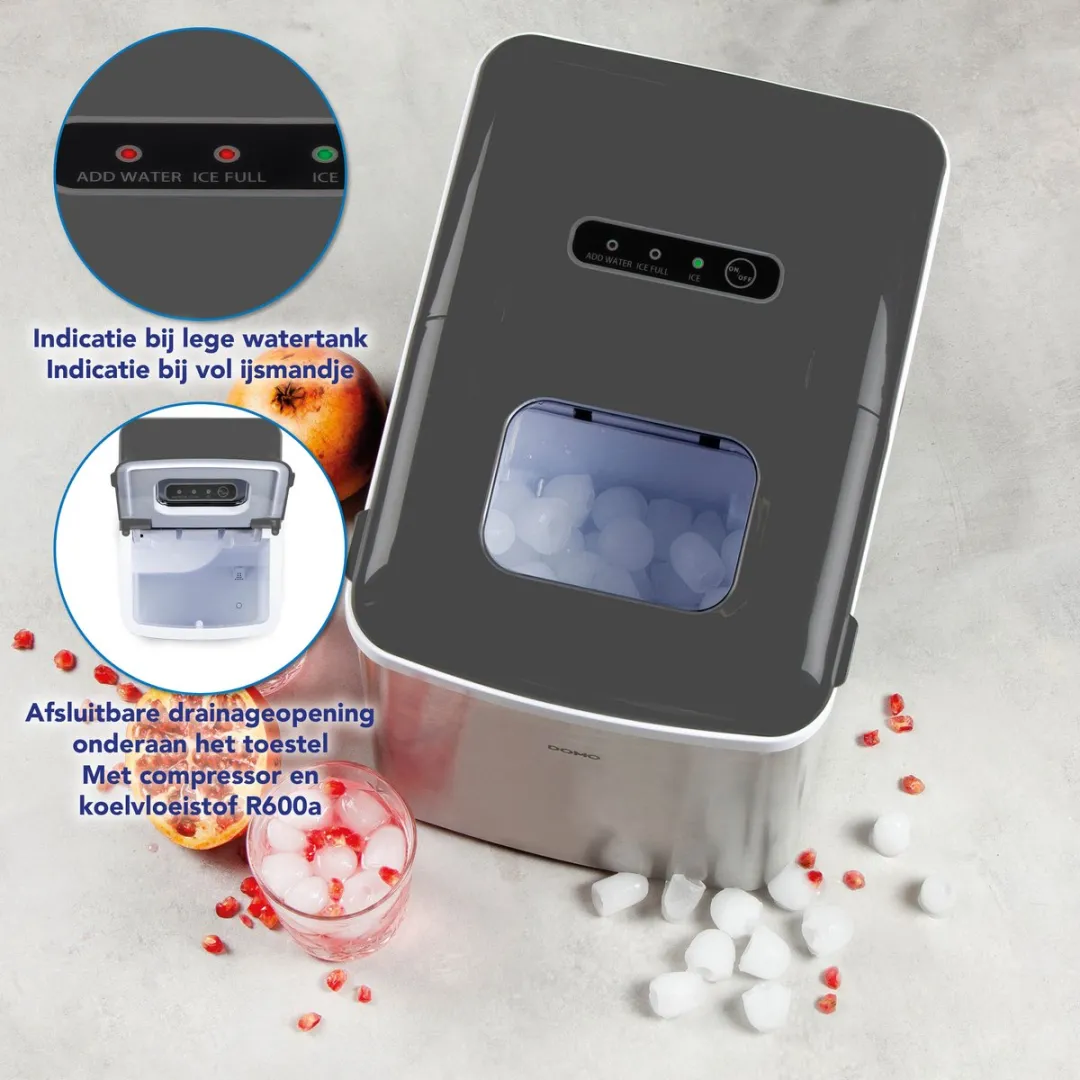 Domo DO9253IB IJsblokjesmachine 1.8L - 9 min