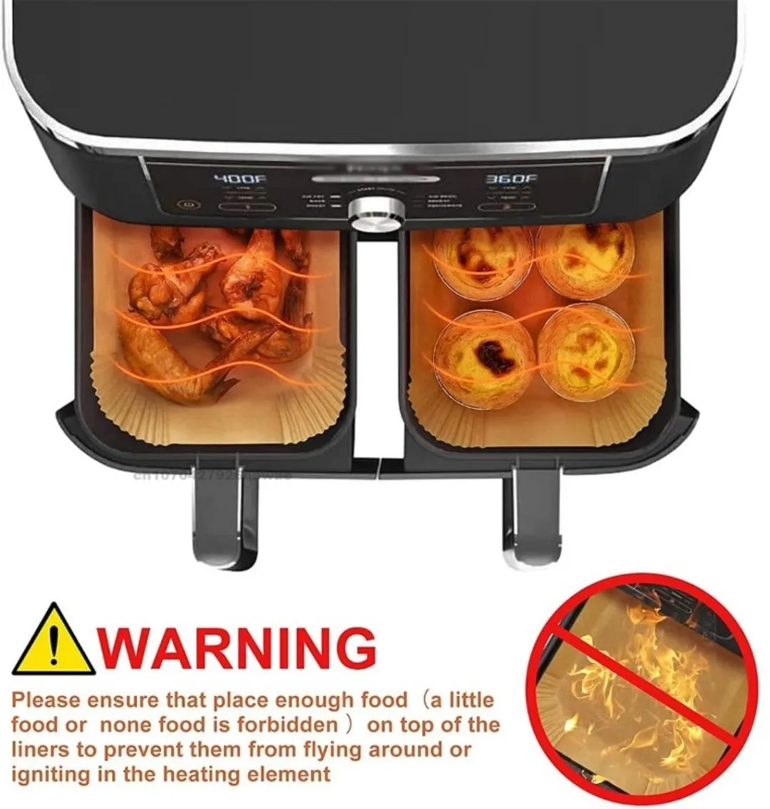Ninja FG551 Airfryer Liner - 100 Vellen - Bruin - afbeelding 6 van 6