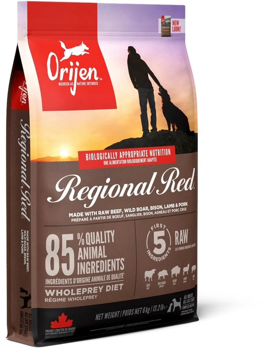 Orijen Regional Red Whole Prey Hondenvoer 6kg