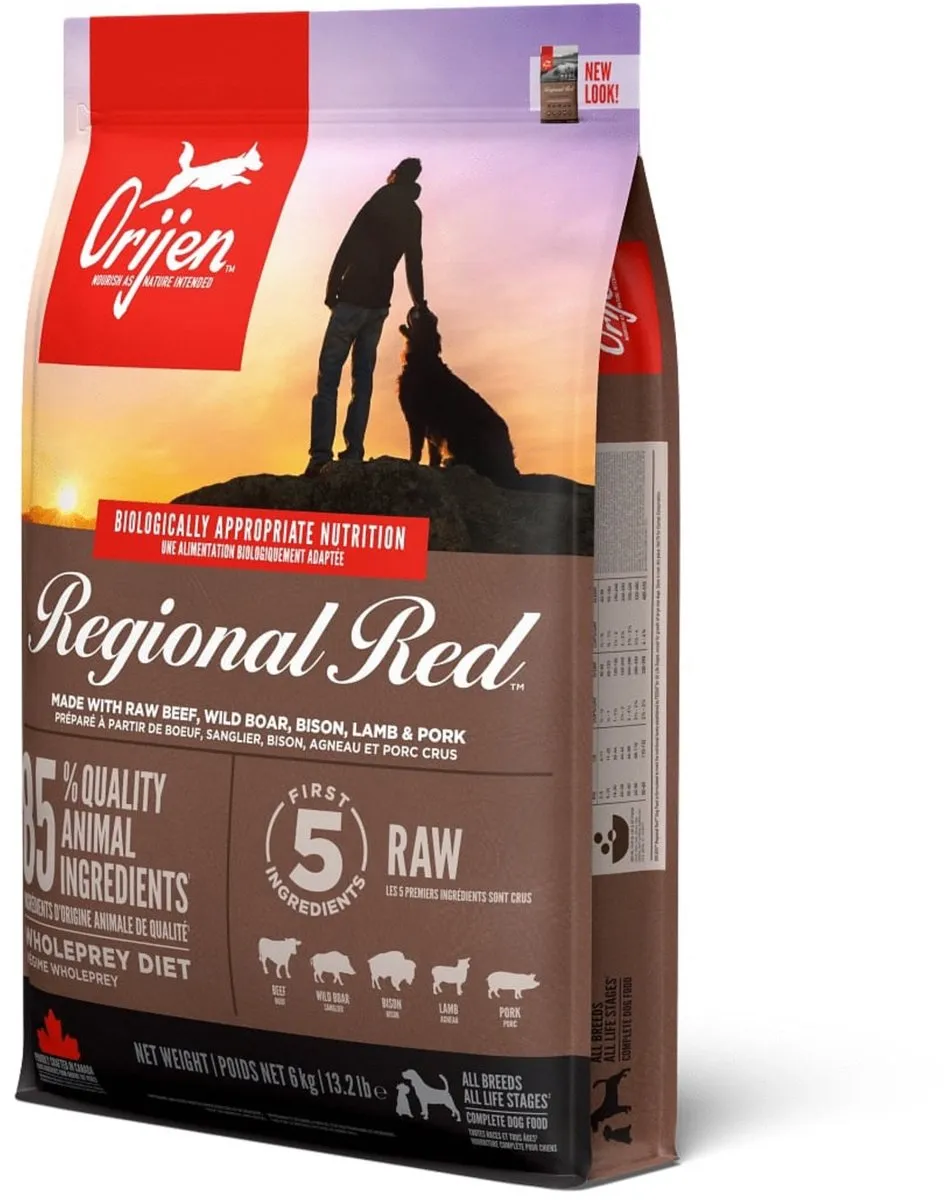 Orijen Regional Red Whole Prey Hondenvoer 6kg