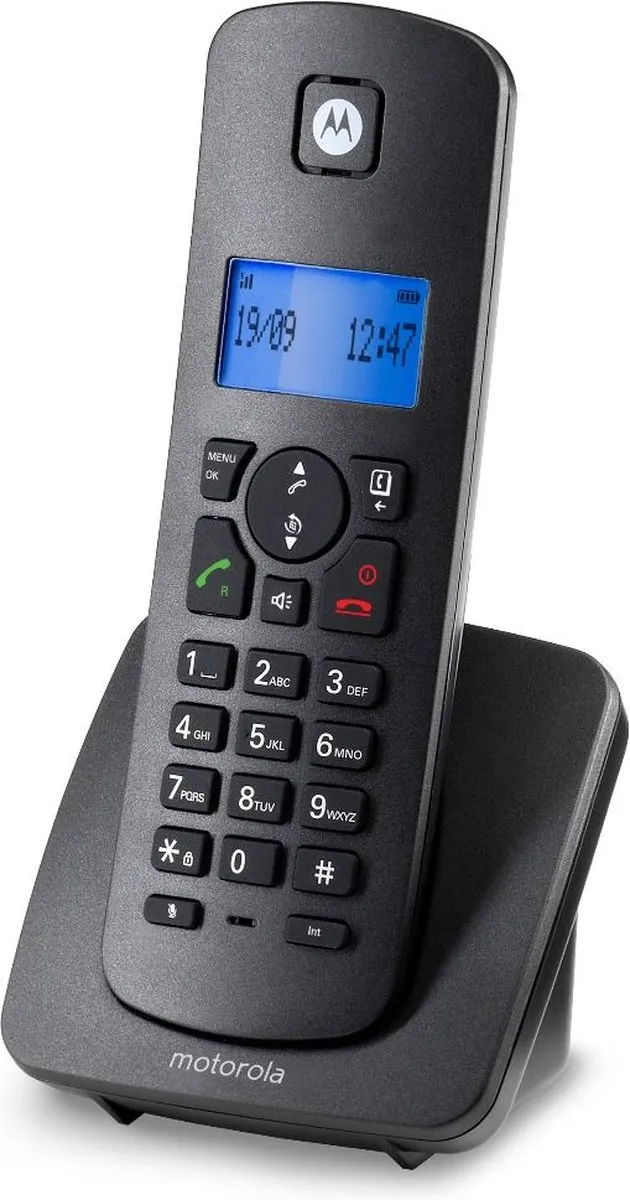 Motorola C4201 Combinatietelefoon - 1 Handset - Zwart
