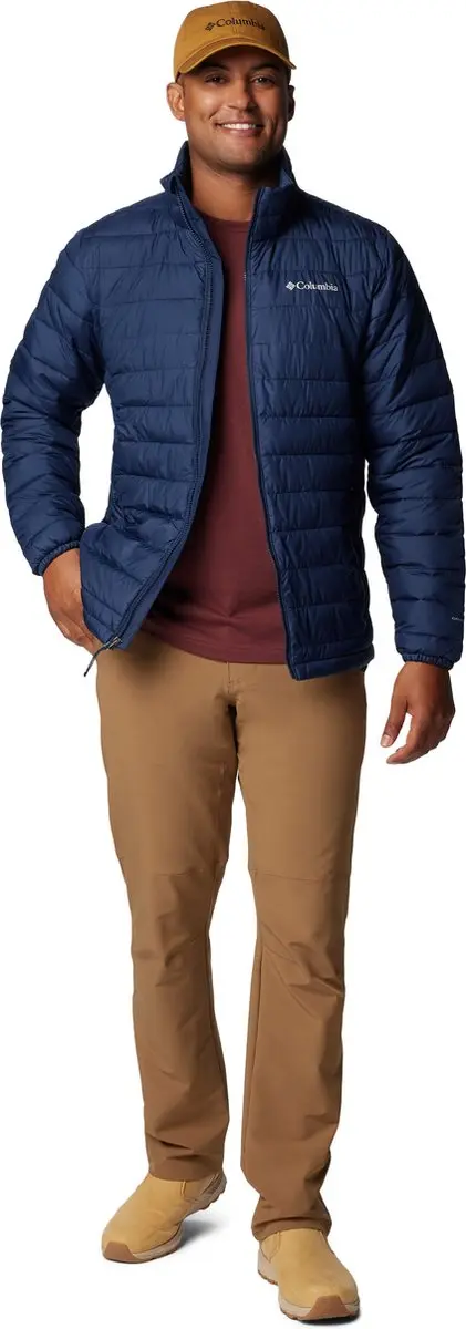 Columbia Powder Lite II Jacket Heren Outdoorjas - Collegiate Navy - afbeelding 6 van 6
