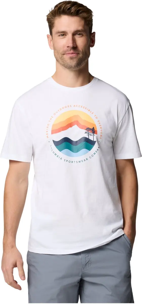 Columbia Path Lake II Graphic Tee Heren