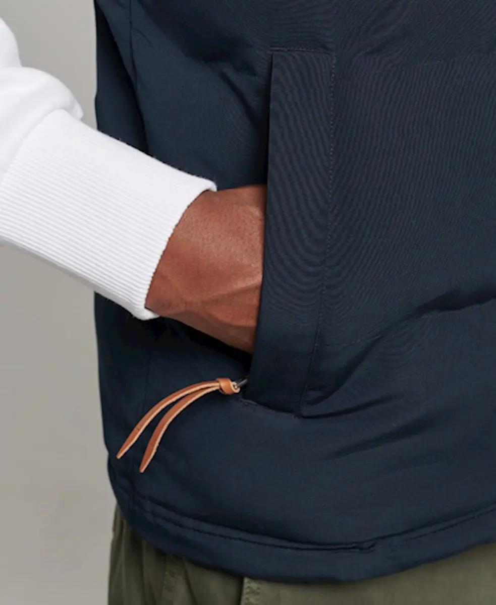Superdry Everest Mouwloos Donsjack - Eclipse Navy - afbeelding 5 van 6
