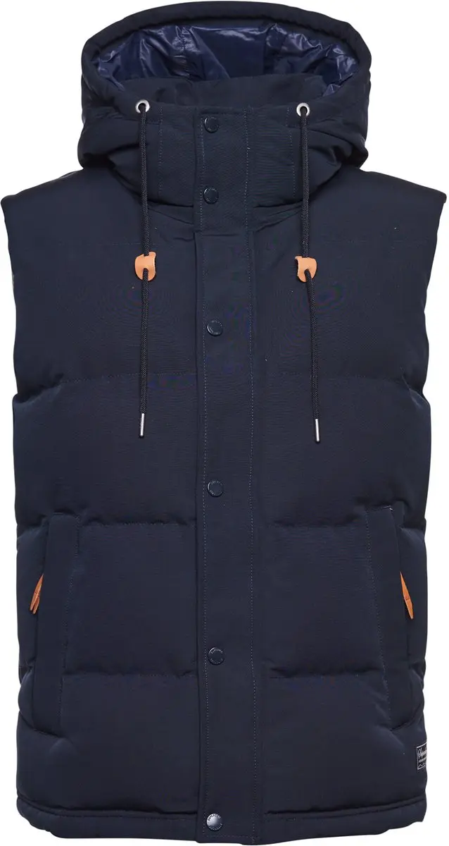 Superdry Everest Mouwloos Donsjack - Eclipse Navy - afbeelding 2 van 6