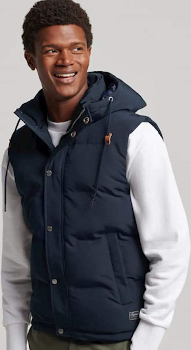 Superdry Everest Mouwloos Donsjack