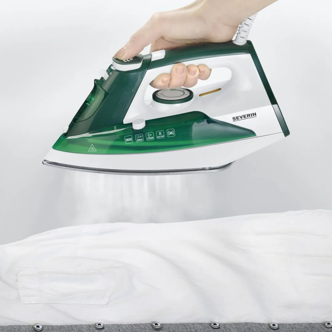 Severin BA 3261 Stoomstrijkijzer - 2400W - Groen/Wit - afbeelding 6 van 6