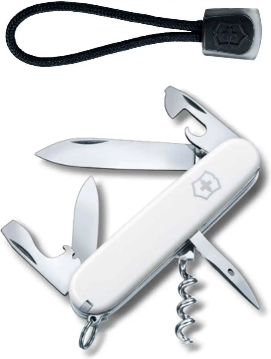 Victorinox Spartan Zakmes+lanyard 12 Functies Wit/zwart