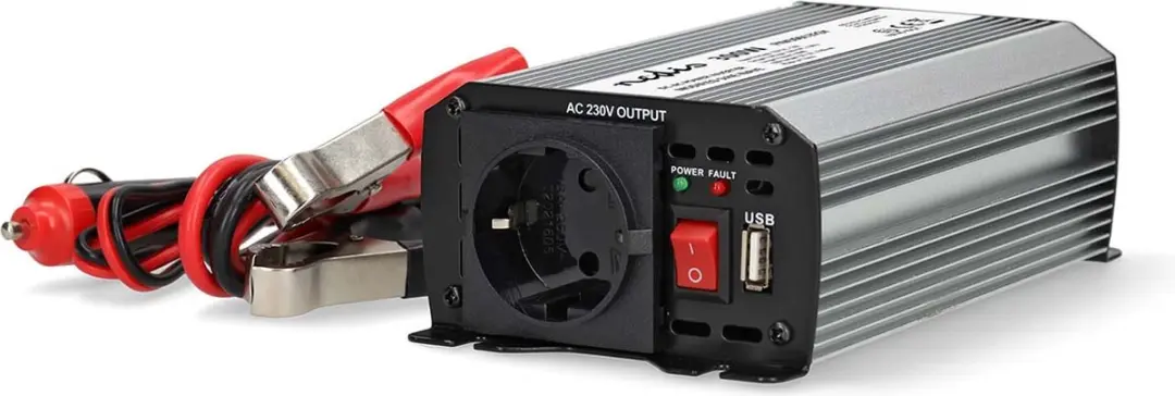 Nedis PIM30012FGY Auto Omvormer 300W - Zilver - afbeelding 2 van 6