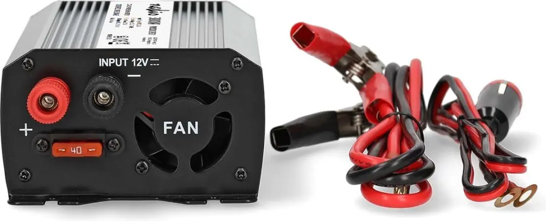 Nedis PIM30012FGY Auto Omvormer 300W - Zilver - afbeelding 3 van 6