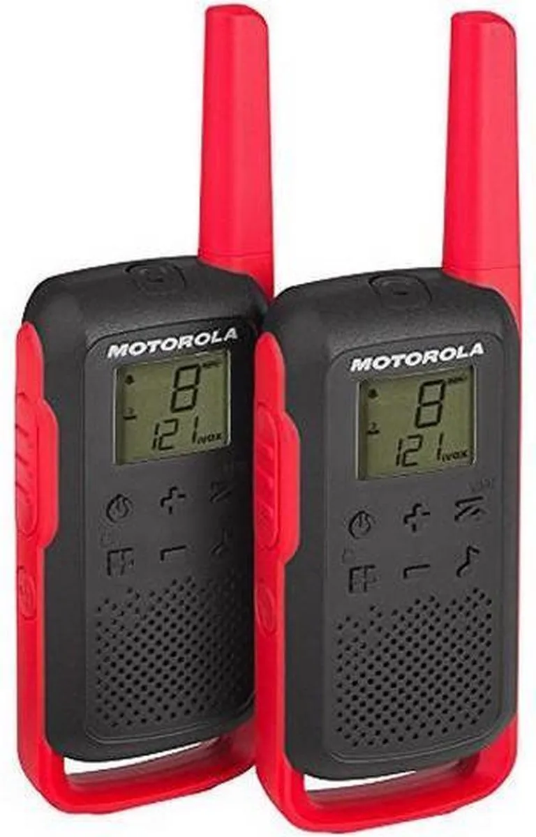 Motorola Talkabout T62 Twin Pack - 2 Handsets Rood
