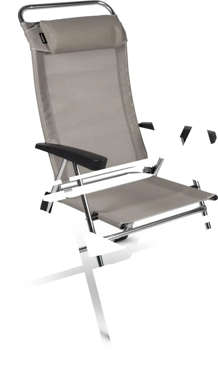 Dometic Lusso Roma Relaxfauteuil - Zwart - afbeelding 2 van 2