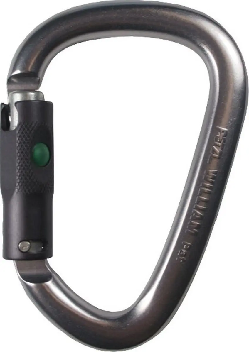 Petzl William M36A BL Karabijnhaak - Ball-lock - Alu 27mm - afbeelding 2 van 2