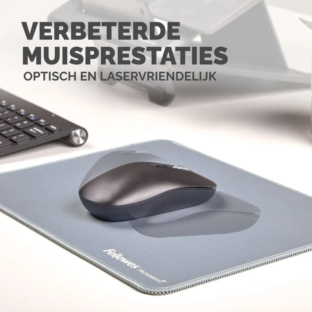 Fellowes Breyta Muismat XL Marineblauw - 83% Gerecycled